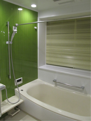 耐震補強も兼ねて浴室をサイズアップ 耐震補強も兼ねて浴室をサイズアップ